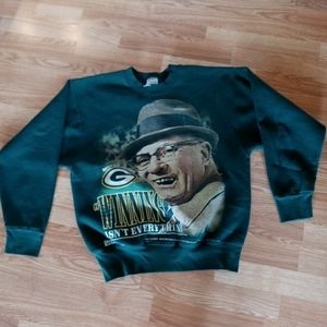 Men's Vintage Green Bay Packers Vince Lombardi 1996 NFLP